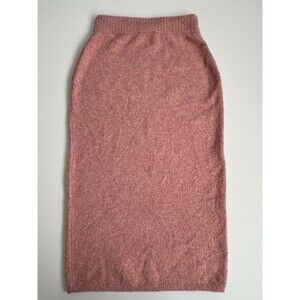 Express Pink Knit Soft Sweater Stretch Midi Skirt Women's Size S NWT Cozy Chic